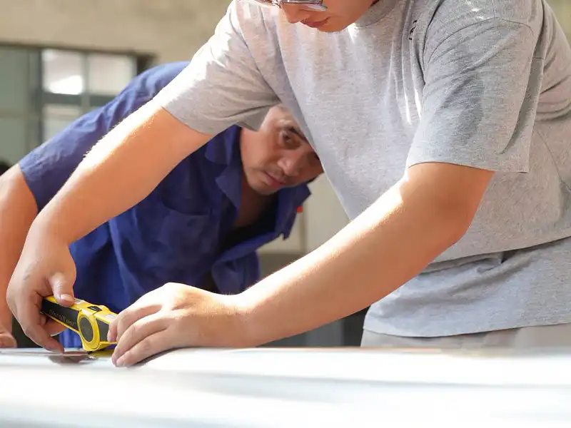 EASTAI chrome plated rod hardness testing