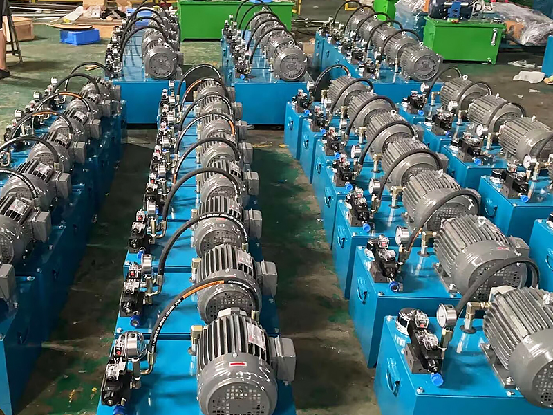 EASTAI hydraulic power units in warehouse inventory